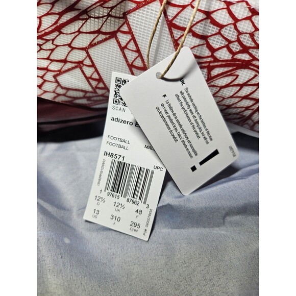 Adidas Adizero Electric.2 Football Cleats – Men’s Collegiate Red / White, 13US - Picture 5 of 5